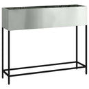 vidaXL Magas Kerti Cserép Ezüst 100 x 26 x 82 cm Horganyzott acél