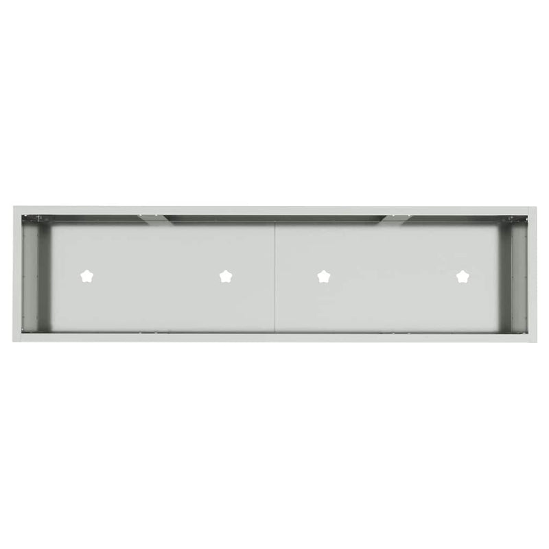 vidaXL Magas Kerti Cserép Ezüst 100 x 26 x 82 cm Horganyzott acél