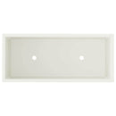 vidaXL Magas Kerti Cserép Fehér 60 x 26 x 48 cm Acél