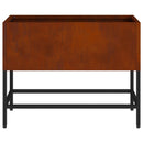 vidaXL Magas Kerti Cserép Rozsdás 60 x 26 x 45 cm Időjárásálló acél