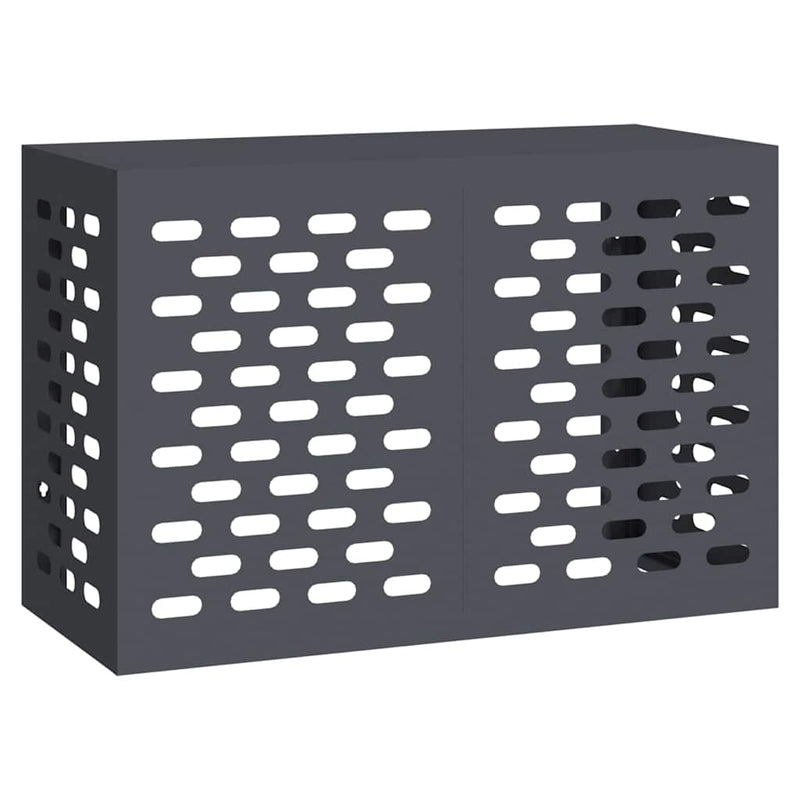 vidaXL Légkondicionáló Takaró Antracit 90 x 40 x 60 cm Acél