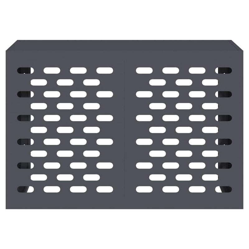 vidaXL Légkondicionáló Takaró Antracit 90 x 40 x 60 cm Acél