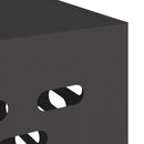 vidaXL Légkondicionáló Takaró Fekete 100 x 50 x 70 cm Acél