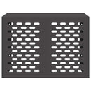 vidaXL Légkondicionáló Takaró Fekete 100 x 50 x 70 cm Acél