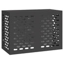 vidaXL Légkondicionáló Takaró Fekete 100 x 50 x 70 cm Acél