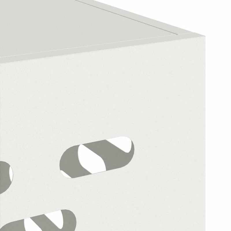 vidaXL Légkondicionáló Takaró Fehér 100 x 50 x 70 cm Acél