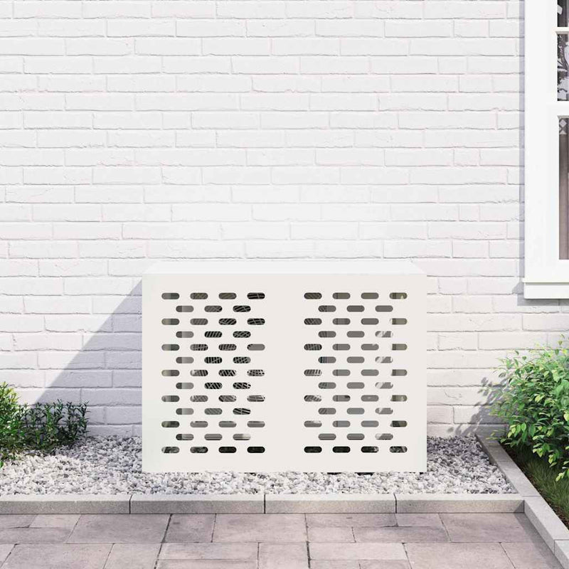 vidaXL Légkondicionáló Takaró Fehér 100 x 50 x 70 cm Acél