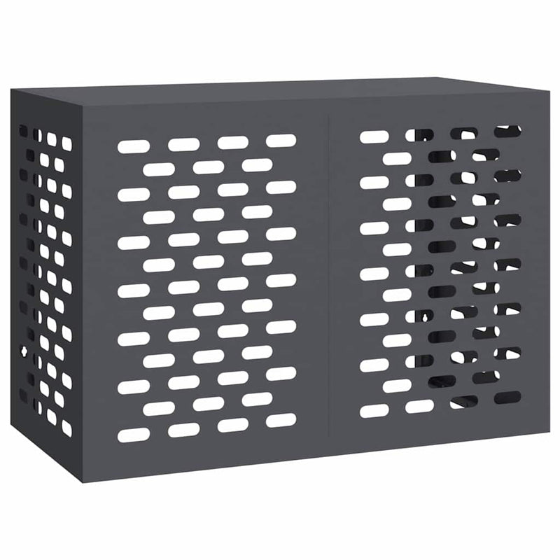 vidaXL Légkondicionáló Takaró Antracit 100 x 50 x 70 cm Acél