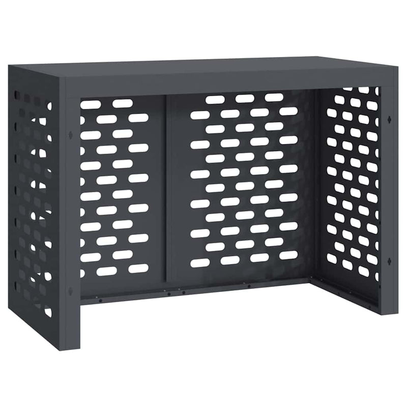 vidaXL Légkondicionáló Takaró Antracit 100 x 50 x 70 cm Acél