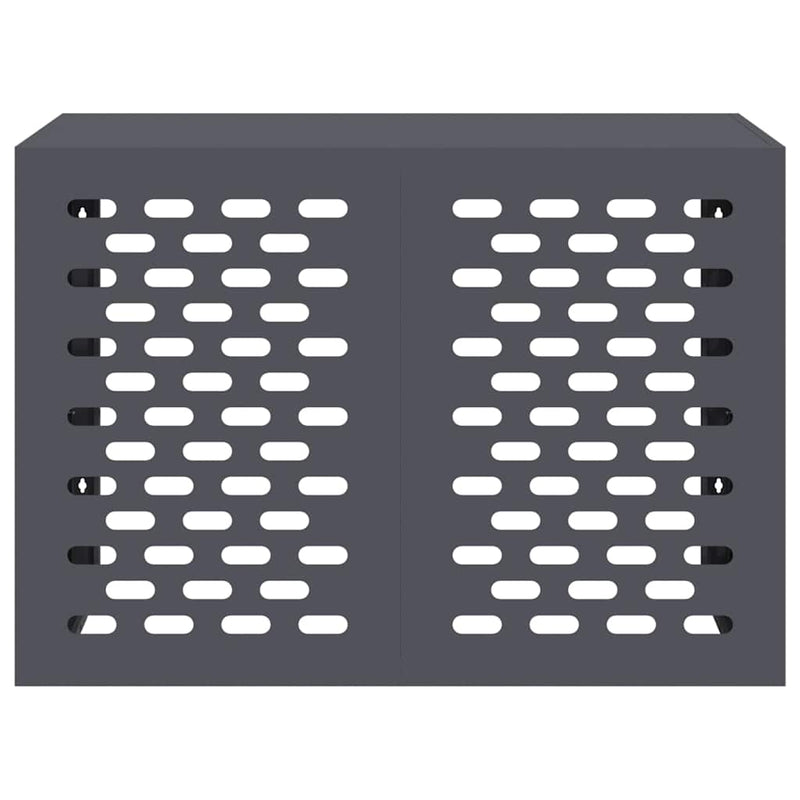 vidaXL Légkondicionáló Takaró Antracit 100 x 50 x 70 cm Acél