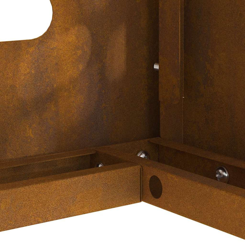 vidaXL Légkondicionáló Takaró Rozsdás 100 x 50 x 70 cm