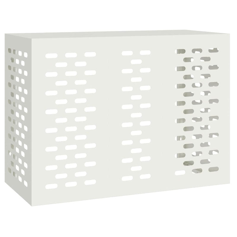 vidaXL Légkondicionáló Takaró Fehér 110 x 50 x 80 cm Acél