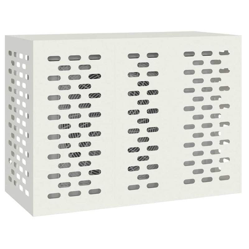 vidaXL Légkondicionáló Takaró Fehér 110 x 50 x 80 cm Acél