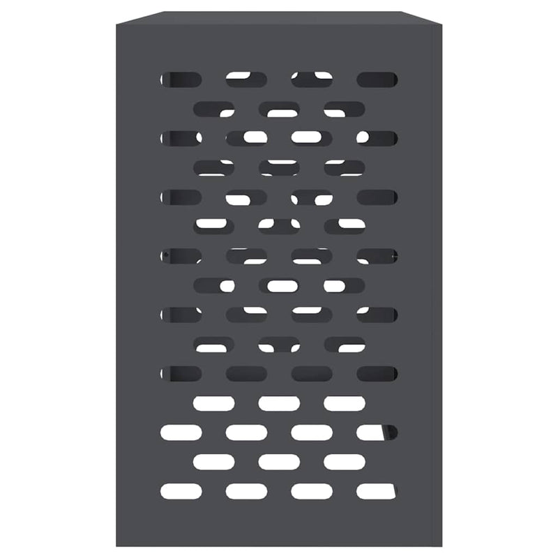vidaXL Légkondicionáló Takaró Antracit 110 x 50 x 80 cm Acél