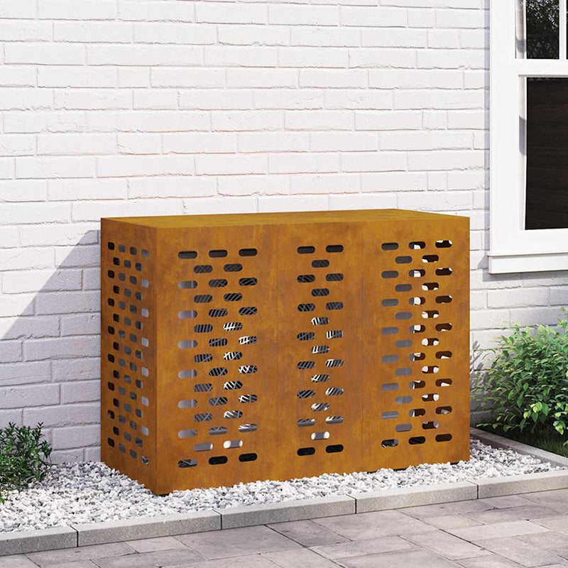 vidaXL Légkondicionáló Takaró Rozsdás 110 x 50 x 80 cm