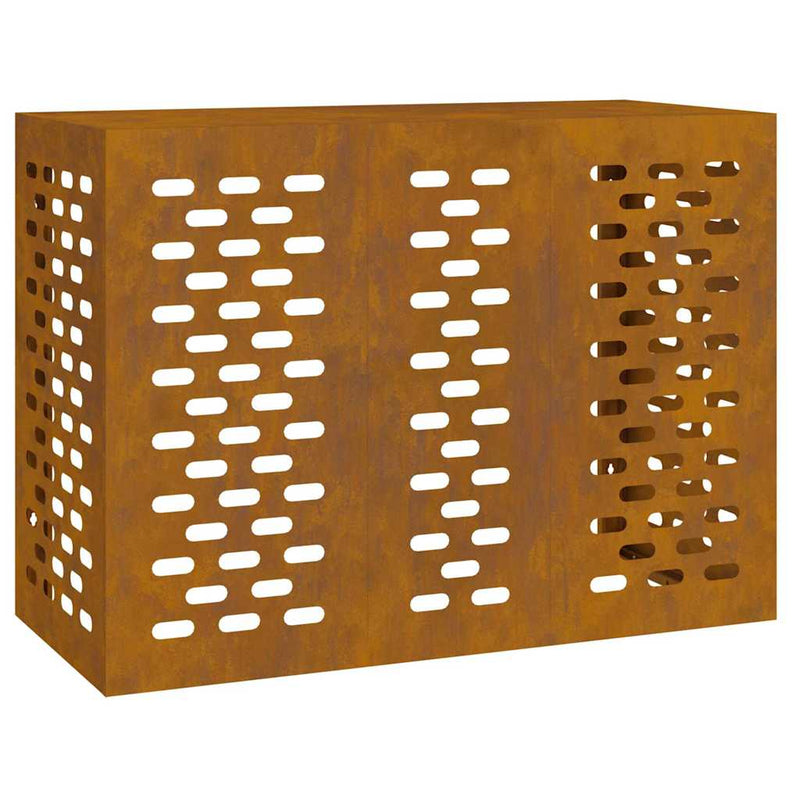 vidaXL Légkondicionáló Takaró Rozsdás 110 x 50 x 80 cm