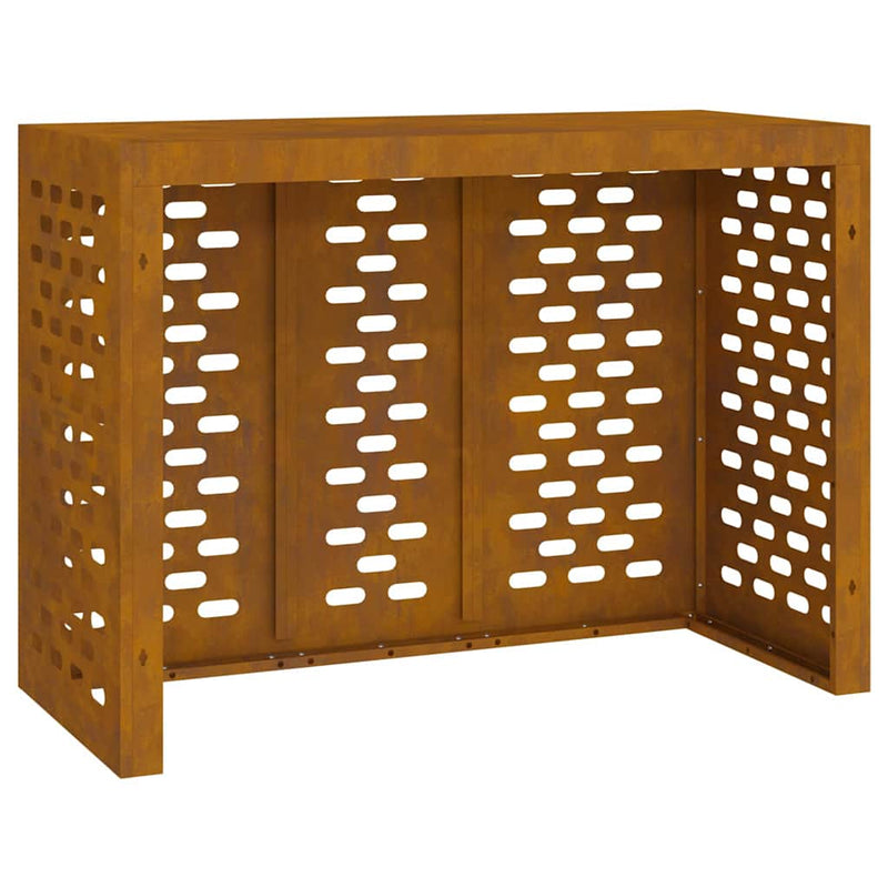 vidaXL Légkondicionáló Takaró Rozsdás 110 x 50 x 80 cm