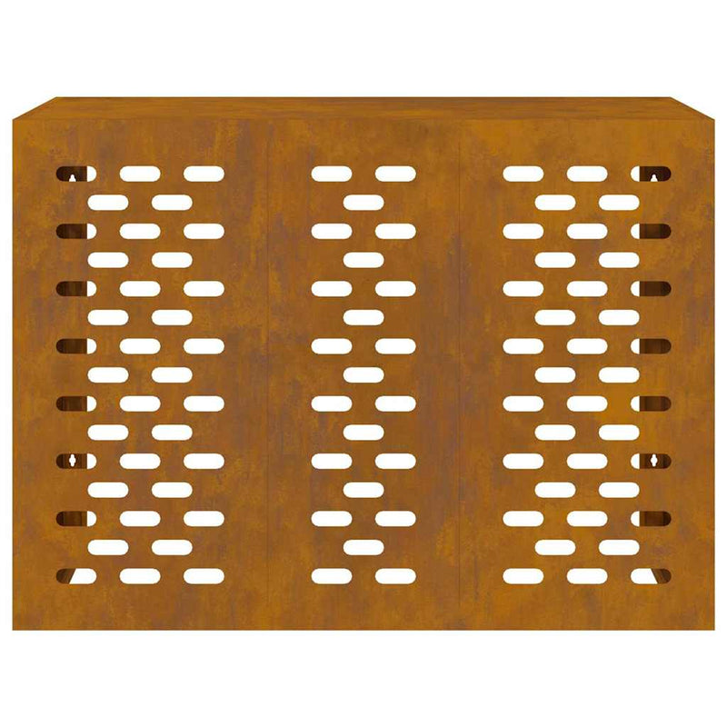 vidaXL Légkondicionáló Takaró Rozsdás 110 x 50 x 80 cm