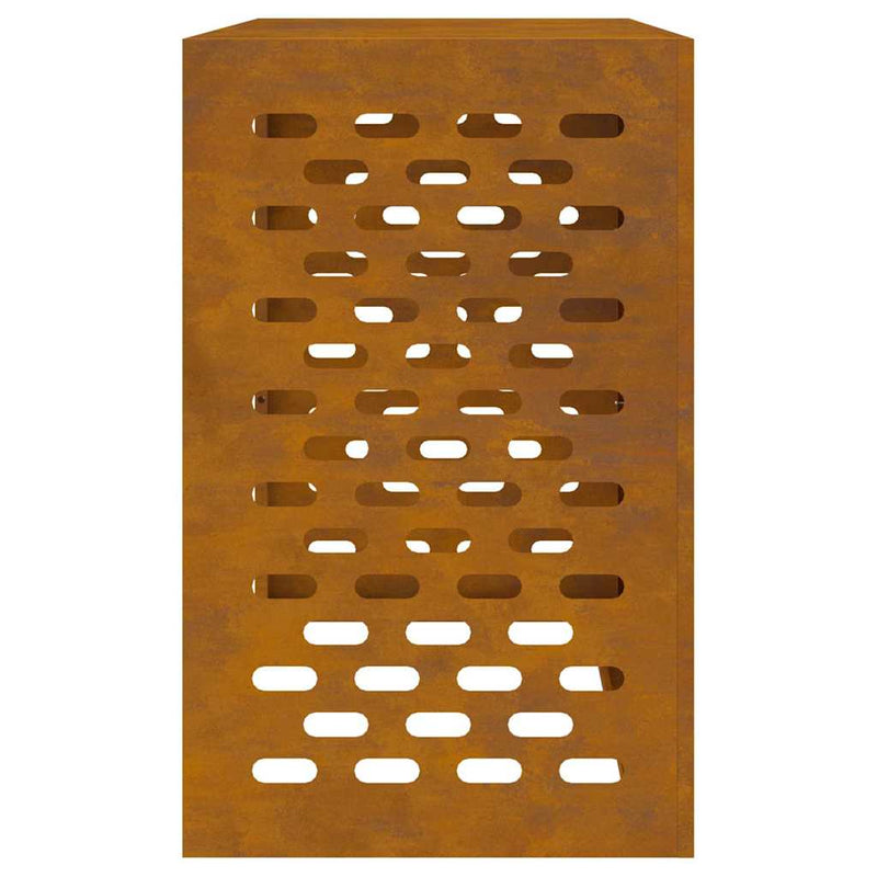 vidaXL Légkondicionáló Takaró Rozsdás 110 x 50 x 80 cm
