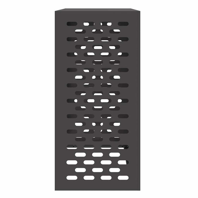 vidaXL Légkondicionáló Takaró Fekete 110 x 50 x 105 cm Acél