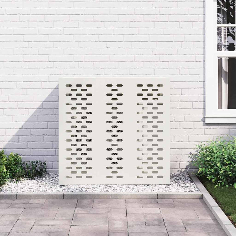 vidaXL Légkondicionáló Takaró Fehér 110 x 50 x 105 cm Acél