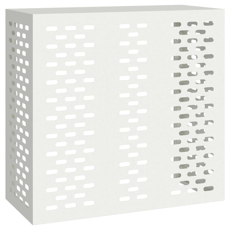 vidaXL Légkondicionáló Takaró Fehér 110 x 50 x 105 cm Acél