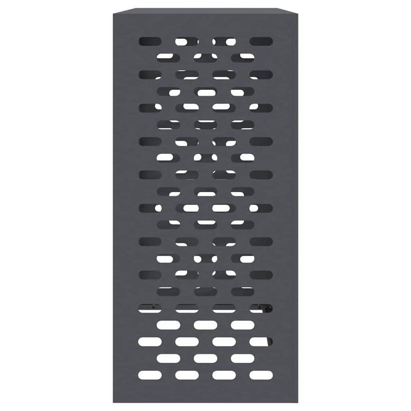 vidaXL Légkondicionáló Takaró Antracit 110 x 50 x 105 cm Acél