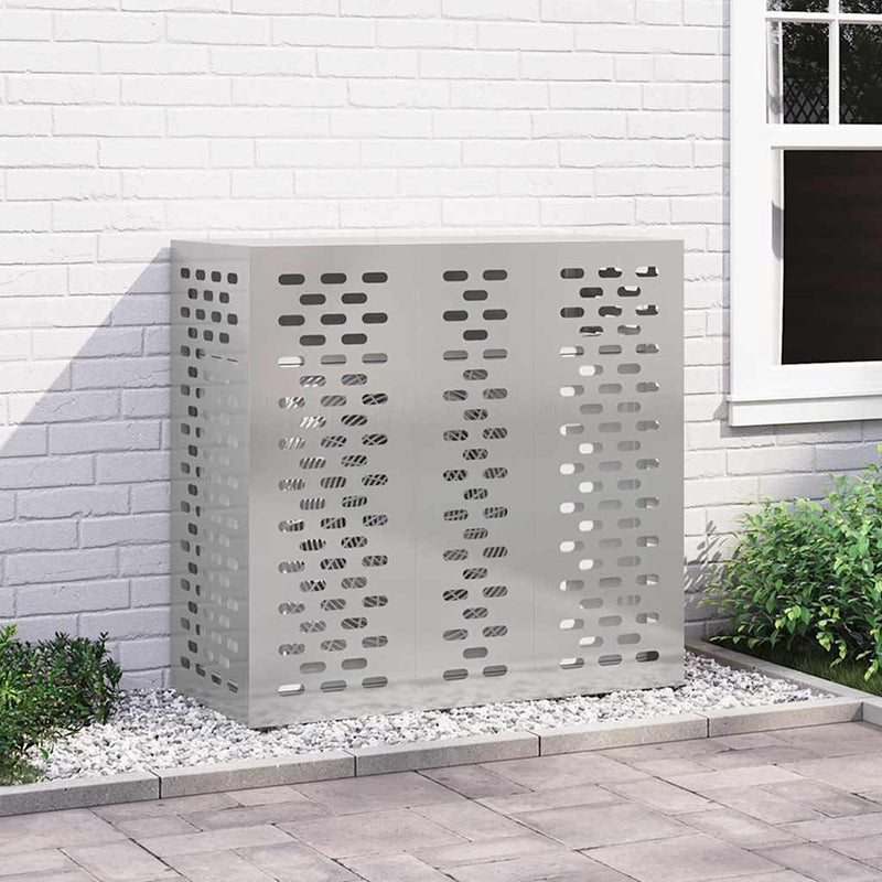 vidaXL Légkondicionáló Takaró Ezüst 110 x 50 x 105 cm