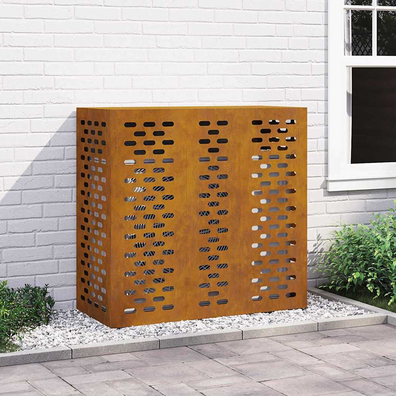 vidaXL Légkondicionáló Takaró Rozsdás 110 x 50 x 105 cm