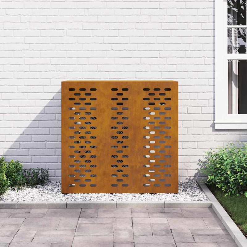 vidaXL Légkondicionáló Takaró Rozsdás 110 x 50 x 105 cm