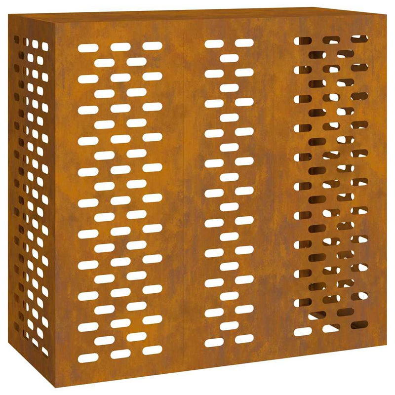 vidaXL Légkondicionáló Takaró Rozsdás 110 x 50 x 105 cm