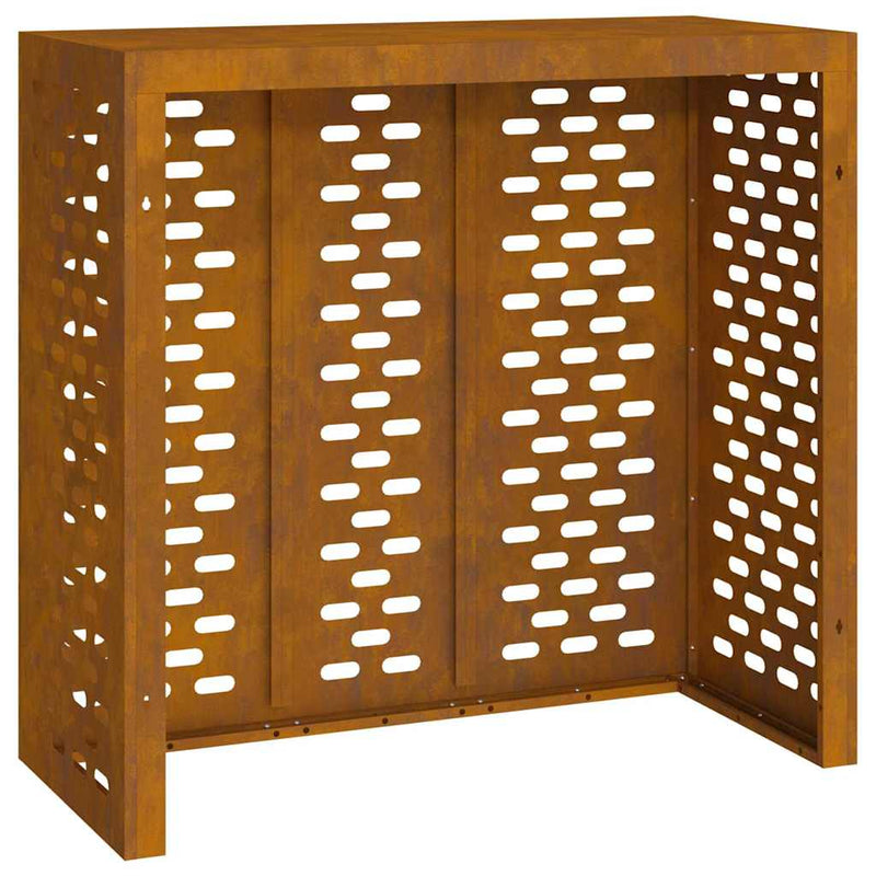 vidaXL Légkondicionáló Takaró Rozsdás 110 x 50 x 105 cm