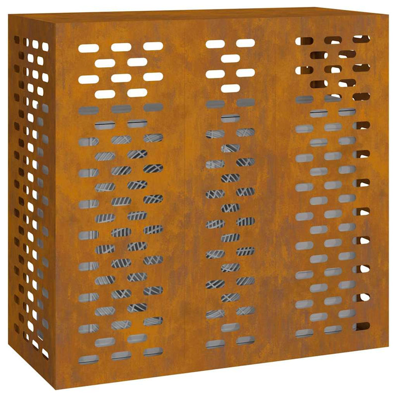 vidaXL Légkondicionáló Takaró Rozsdás 110 x 50 x 105 cm