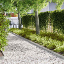 vidaXL Fűszegélyezés 10 db 100 x 0,05 x 15 cm Horganyzott acél Ezüst