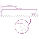 vidaXL Fűszegélyezés 20 pcs Barna 100 x 0.05 x 20 cm Időjárásálló acél