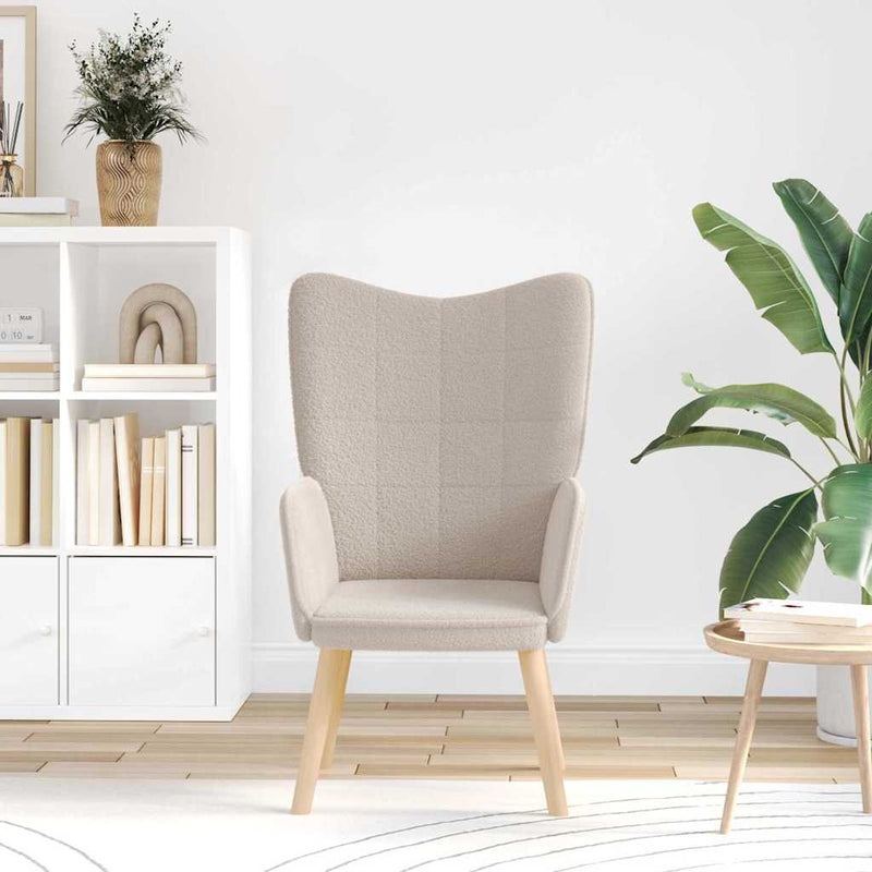 vidaXL Pihenőszék Világosszürke 62 x 67 x 95.5 cm szövet