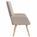 vidaXL Pihenőszék Világosszürke 62 x 67 x 95.5 cm szövet