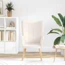 vidaXL Pihenőszék Krém 62 x 67 x 95.5 cm szövet