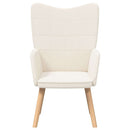 vidaXL karosszék Krém 62 x 67 x 95,5 cm Sherpa szövet