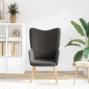 vidaXL Pihenőszék Sötétszürke 62 x 67 x 95.5 cm szövet