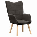 vidaXL karosszék Sötétszürke 62 x 67 x 95,5 cm Sherpa szövet