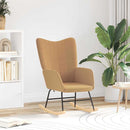 vidaXL Hintaszék Bézs Sherpa szövet