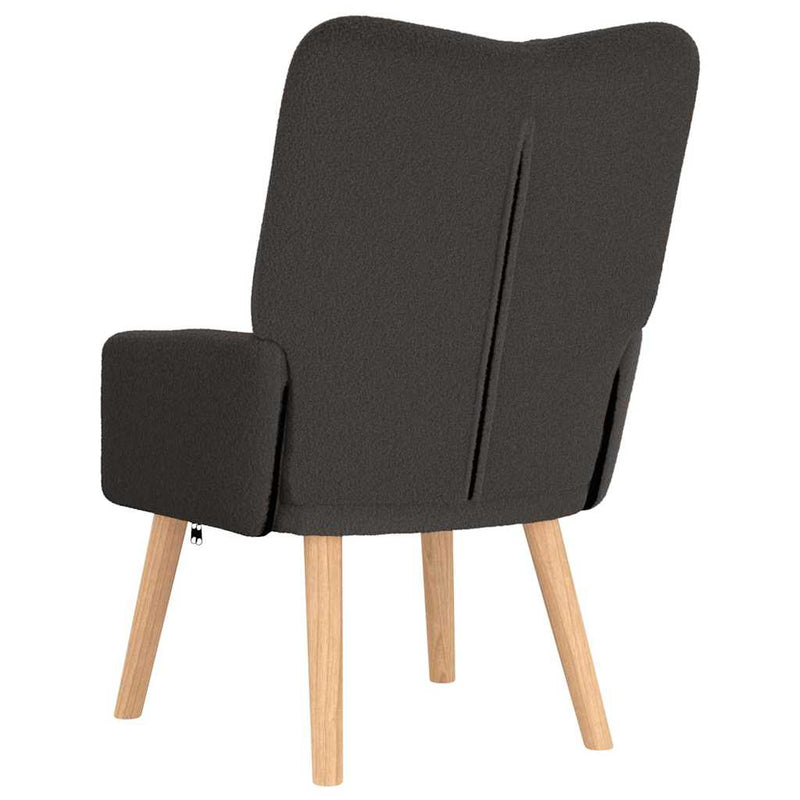 vidaXL Pihenőszék Sötétszürke 63 x 67 x 94 cm szövet