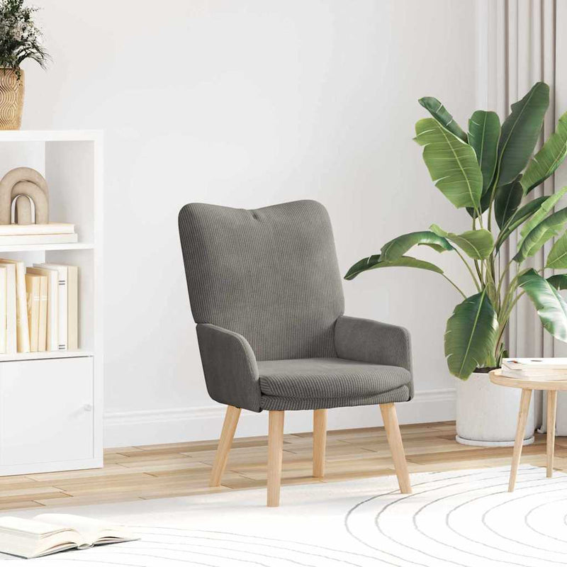 vidaXL Pihenőszék Világosszürke 63 x 67 x 94 cm szövet