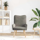 vidaXL Pihenőszék Világosszürke 63 x 67 x 94 cm szövet