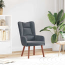 vidaXL Pihenőszék Sötétszürke 63 x 67 x 94 cm Bársony