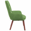 vidaXL Pihenőszék Világos zöld 63 x 67 x 94 cm Bársony