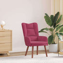 vidaXL Pihenőszék bordó 63 x 67 x 94 cm Bársony