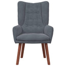 vidaXL Pihenőszék Sötétszürke 63 x 67 x 94 cm Bársony