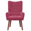 vidaXL Pihenőszék bordó 63 x 67 x 94 cm Bársony